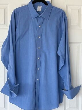 Men's Blue Dress Shirt - Brooks Brothers Regent